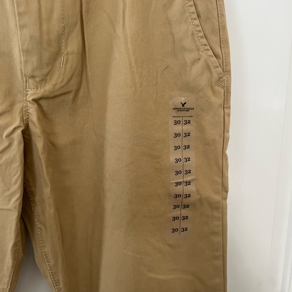 new Tan American Eagle Original Straight Pant size w 30 L 32 - Picture 2 of 3